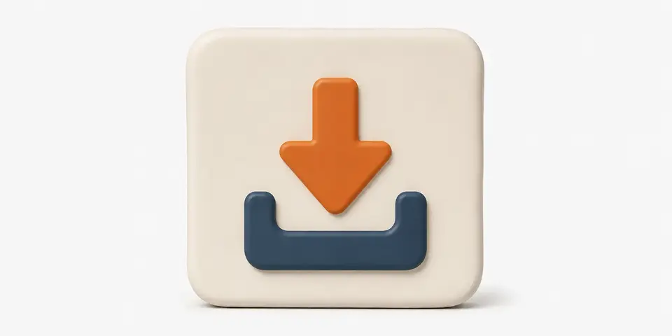 Download-Pfeil als Symbol für den Einstieg mit dem Installationspaket